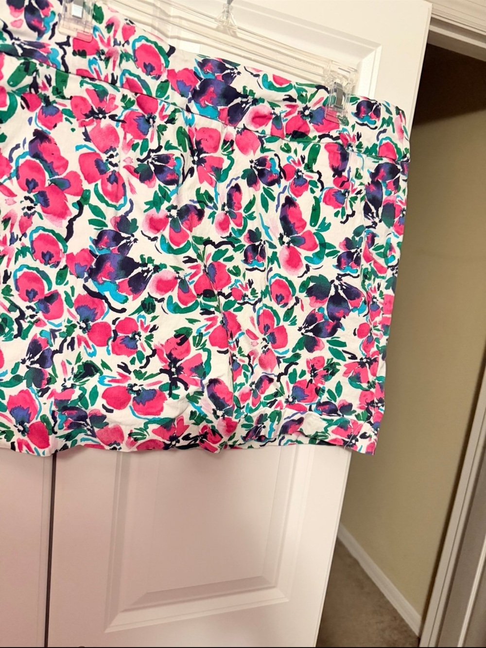 Floral Print Women’s Skort in Pink & Green